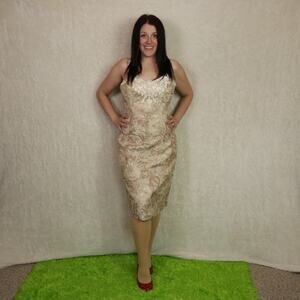 Vintage 80s Lorrie Kabala 2 Piece Set, Midi Skirt and Corset Top, 12
